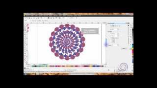 Mosaicos e Arabescos  Corel Draw [upl. by Yrrat]