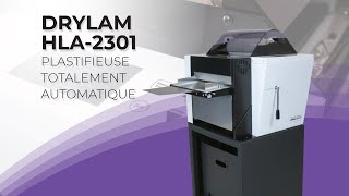 Drylam Plastifieuse totalement automatique HLA2301 13 po [upl. by Sidwohl]