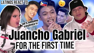 Latinos react to Philippines Idol  Juancho Gabriel Audition for the first time [upl. by Nanreh]