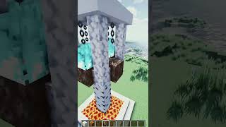 How to make safest house in Minecraft minecraftbuild minecraft [upl. by Ashla311]