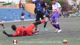 TALENTOS SPORT VS INDEPENDIENTE DEL VALLE CATEGORÍA 2009 💜🏟️ [upl. by Lashondra]