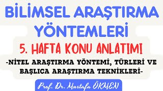 Bilimsel Araştırma Yöntemleri Dersi 5 Hafta Konu Anlatımı bilimselaraştırmayöntemleri [upl. by Stefanac]