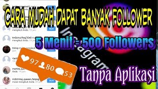 TERBUKTI Cara Mudah Menambahkan Follower Instagram Tanpa Aplikasi [upl. by Eseyt]