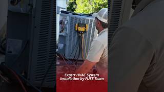 Expert HVAC System Installation by FUSE Team hvac hvaclife hvactech sanjose california [upl. by Caryl638]