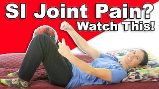 Relieve SI Joint Pain Try These 3 Simple Exercises [upl. by Rivkah]