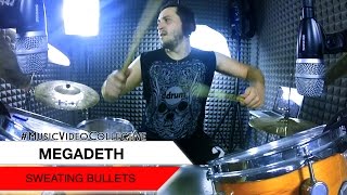 MEGADETH  Sweating Bullets  Drum cover Alessandro Cafagna [upl. by Hayott]