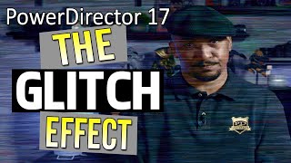 How to Make a Glitch Transition Effect  PowerDirector [upl. by Spurgeon844]