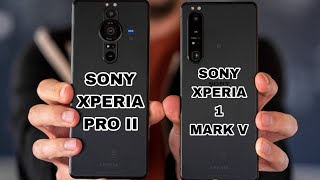 SONY XPERIA PROII vs SONY XPERIA 1 MARK V  Full Detailed Comparison [upl. by Maples]