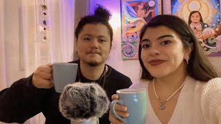 ASMR en vivo 🌟 ven a tomar tecito con nosotros 🥰 ft Dakianos [upl. by Aisanat444]