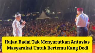 Meskipun Hujan Badai Masyarakat Tetap Bertahan Demi Bisa Dihibur Oleh KDM Sule Ohang amp Ceu Popon [upl. by Chesney]