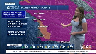 Highs soar as more heat and fire alerts are issued across the Central Coast [upl. by Danila]