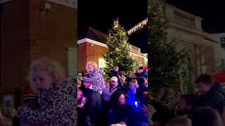 Christmas light switch on event at Sidmouth sidmouth solotravel solosanchaari christmas uk [upl. by Eitsrik]