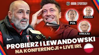 LEWANDOWSKI I PROBIERZ  KONFERENCJA REPREZENTACJI  EURO 2024 POLSKA KONTRA UKRAINA I TURCJA [upl. by Enahsal]