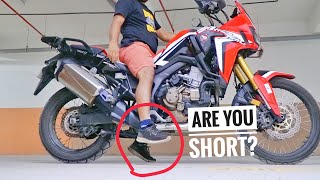 SHORT RIDERS Tall Motorcycles  Tips n Tricks [upl. by Corrinne]