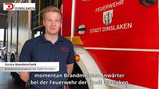 Feuerwehr Dinslaken Ausbildung zurzum Brandmeisterin [upl. by Weksler488]