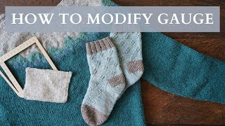 How to modify a knitting pattern for a different yarn weight [upl. by Ahsets]