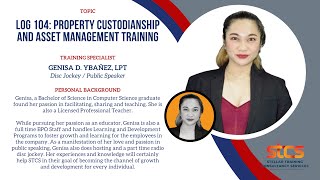 LOG 104 Property Custodianship and Asset Management Training 2 HOURS FULL COURSE [upl. by Anika373]