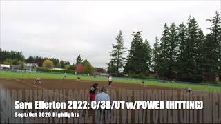 Sara Ellerton 2022 Sherwood High School C3BUT with POWER SeptOct 2020 Highlights [upl. by Arathorn]