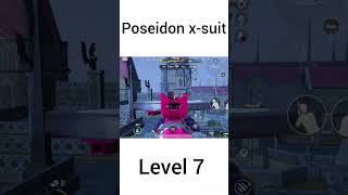 Poseidon xsuit max bgmi ytshorts [upl. by Ahsilam]