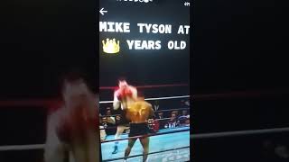 Most young and the world boxing mike Tyson HIGHLIGHTS miketysonjakepaul miketyson 🥊📍 [upl. by Brittne]