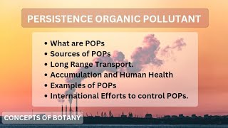 Persistent Organic Pollutants pops Stockholm Convention HindiUrdu [upl. by Nickolaus]