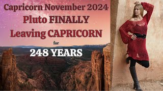 Capricorn November 2024 Pluto FINALLY LEAVING CAPRICORN for 248 Years Astrology Horoscope [upl. by Auqinahc]