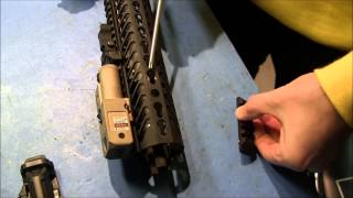 How to install a Keymod accessory The new tacticool in AR15 stuff [upl. by Amabelle]