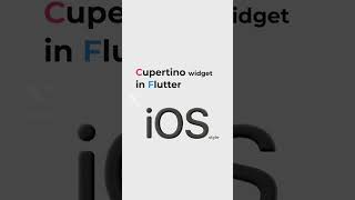 Top 5 Flutter Cupertino iOSstyle widgets that you must know about it [upl. by Nadine516]