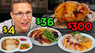 Cheapest vs Most Expensive vs Homemade Turkey Challenge [upl. by Ennovihs364]