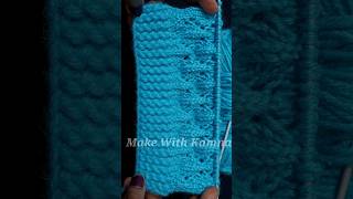 design crochet handmadeknitting shortsviral sweaterdesign shortfilm embroidery diy [upl. by Ennirac]