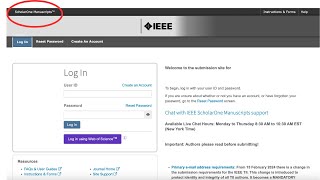 Submitting Your Manuscript with IEEE ScholarOne English Captions [upl. by Seumas]