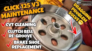 Honda Click 125 V3 Maintenance Vlog  BoyByaheroz Motovlogz [upl. by Arykat]