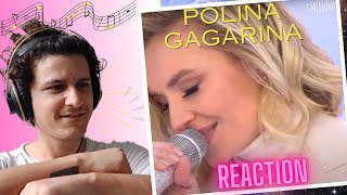 Polina Gagarina Kukushka Live Concert Reaction  a sharp voice [upl. by Hanser466]