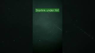 Starlink satellite line spotted under night vision [upl. by Nomelif714]