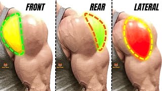 15 BEST SHOULDERS WORKOUT WITH DUMBELLS BARBELL MACHINE AND CABLE AT GYM [upl. by Hartwell]