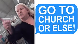 Karen Demands I Go To Church r⧸EntitledPeople [upl. by Marcel]