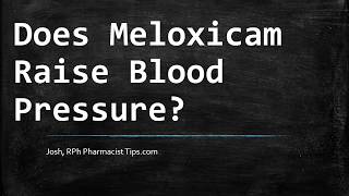 Does Meloxicam cause high blood pressure [upl. by Beck]