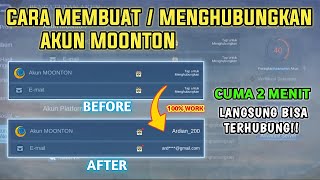 CARA MEMBUAT DAN MENGAITKAN AKUN MOONTON MOBILE LEGEND TERBARU 2024 [upl. by Riesman]