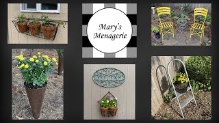 Video 16  End of Summer Garden Projects  DIY Thrifting Garden Decor Estate Sales Goodwill [upl. by Zachary]