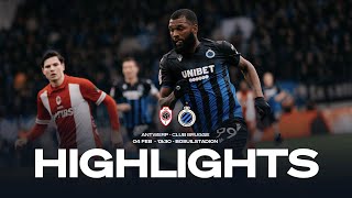 ROYAL ANTWERP FC  CLUB BRUGGE  HIGHLIGHTS  20232024 [upl. by Kcirdorb]