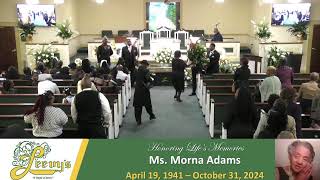 Ms Morna Delores Hairston Adams November 9 2024 Leevys Funeral Home [upl. by Leahcimaj]