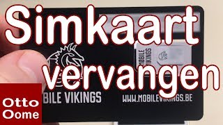 Hoe vervang je een SIMkaart van een iPhone Mobile Vikings [upl. by Alraep334]