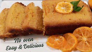 Orange Cake Recipe without oven  Delight for Orange Lovers [upl. by Sillihp]