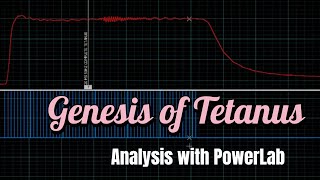 Genesis of Tetanus analysis with Powerlab Nerve and Muscle experiment 3 [upl. by Biebel]