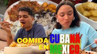 😱 EN MEXICO 🇲🇽 volvi a probar COMIDA CUBANA 🇨🇺 En Cuba no hay nada de esto [upl. by Ydissac286]