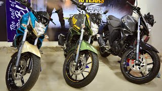 Yamaha FZS V2 models comparison FZS V30 ABS Coming  Price Mileage  Review [upl. by Nerrol832]