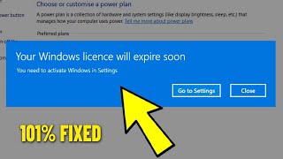 Fix Windows license Will expire soon in Windows 11  10  How To Solve Your windows license expire ✅ [upl. by Nylassej]