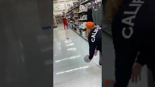 KICKBALL IN WALMART PART 2 shorts [upl. by Donoho]