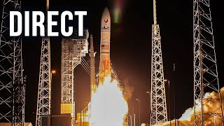 🔴 Lancement VULCAN CERT2 de ULA commenté FR [upl. by Sassan]