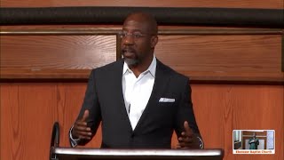 Georgia Sen Warnock reflects on election in Sunday sermon at Ebenezer Baptist [upl. by Ofori673]